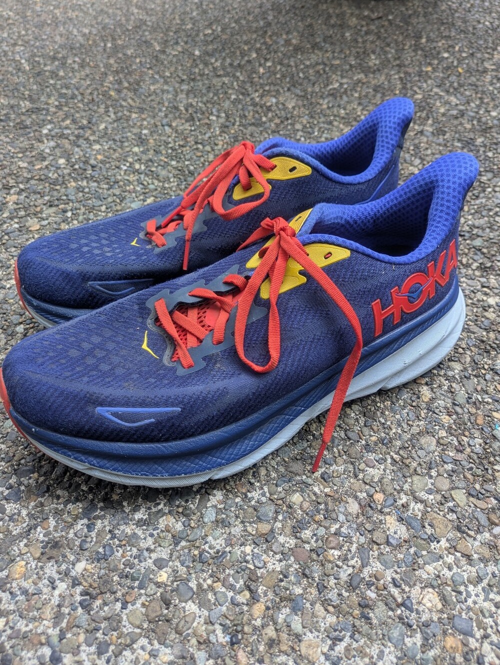 Hoka Blue Clifton 9 Running Shoes
